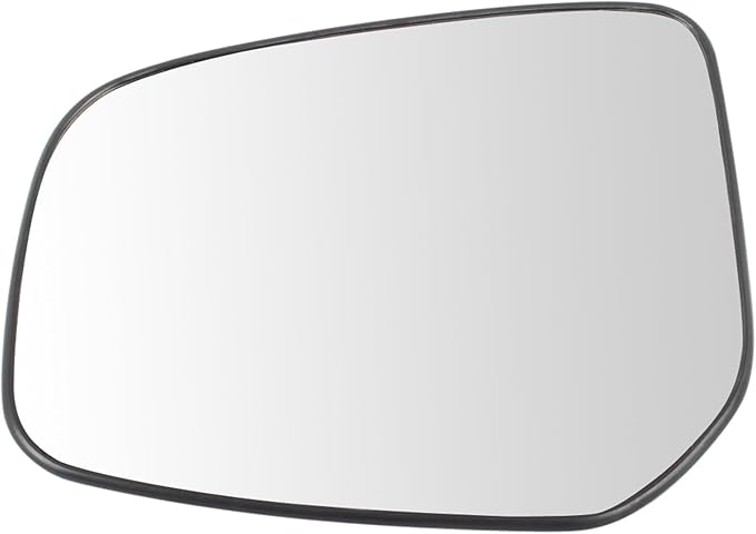 TRQ Driver Side Mirror Glass Non Heated For Factory Equipped Mirrors Only Compatible with 14-15 Mitsubishi Mirage 17-23 Mirag