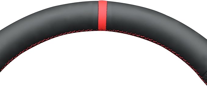 MEWANT Hand Stitched Tesla Model S(O-Shaped) Steering Wheel Cover Wrap for Tesla Model S 2021-2023 / Model X 2021-2023 Steering Wheel Accessories