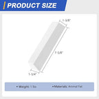 SCOTTCHEN Buffing Polishing Cutting Compounds 1 lbs. Polishing Rouge Bars for Buffing polishing Wheel- White Medium - 1 Pack