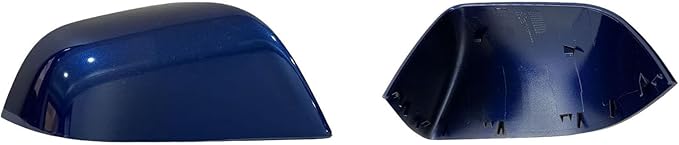 Compatible with Tesla Model 3 Side Mirror Cover Replacement 2017 2018 2019 2020 2021 2022 2023 2024 2025, Right Passenger Side Rearview Mirror Cover Cap for Model 3 Accessories(Blue)