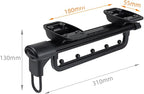 Pull Out Clothes Rail Extendable Pull Out Closet Rod - Wardrobe Pull-Out Trousers Rack, Adjustable 25-46 Cm Clothes Rail Ward