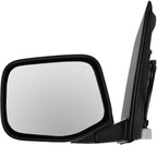 TRQ 2 Piece Driver and Passenger Side Mirror Assembly Set Electric Adjustment Heated No Memory Textured Compatible with 2011-