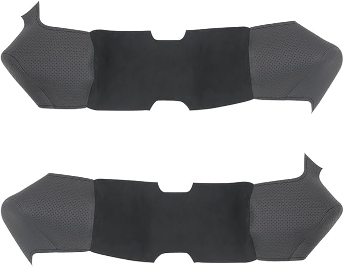 MEWANT Steering Wheel Cover for Yoke Style Steering Wheel for Tesla Model S 2021-2023 / Model X 2021-2023 Hand-Stitched Steering Wrap
