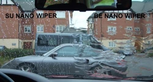 Ceramic Coating for Cars - Nano Wiper Auto Protection Spray Wax - 100 ml Windshield Water Repellent - Glass Guard Car Sealant