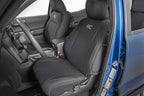 Rough Country Neoprene Seat Covers for Toyota Tacoma (2016-2023) - Waterproof, UV Resistant, Foam Padded, F/R Seat Cover Set