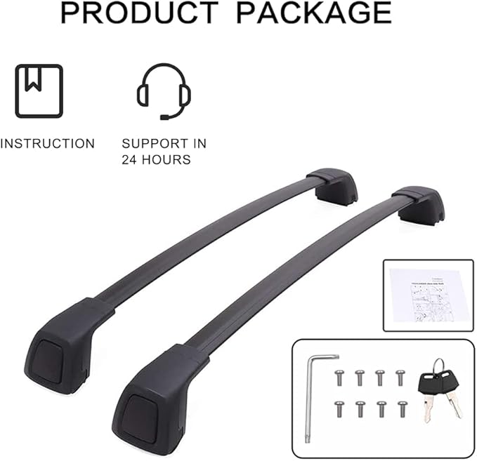 Snailfly Upgraded Roof Rack Cross Bars Fit for Volvo XC40 2018-2025 Lockable Quiet Crossbars Cargo Accessories