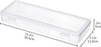 novelinks Plastic Clear Storage Containers for Organizing, Craft Storage Organizers and Stackable Storage Bins with Lids for 
