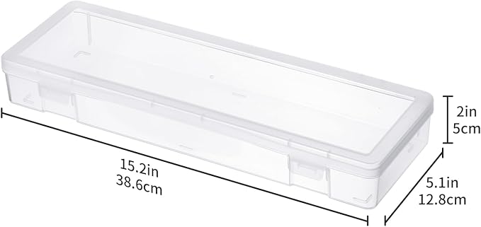 novelinks Plastic Clear Storage Containers for Organizing, Craft Storage Organizers and Stackable Storage Bins with Lids for 