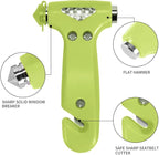 2-Pack Car Safety Hammer, Auto Emergency Escape Hammer with Window Breaker and Seat Belt Cutter, Emergency Escape Tool for Ca