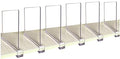 CY craft Acrylic Shelf Divider,Wood Shelf Dividers,Clear Closet Shelf Separators Clothing Organizer Perfect for Bedroom Shelv