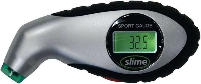 Slime 20017 Tire Pressure Gauge, Digital Gauge, 5-150 PSI