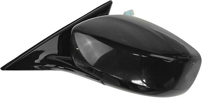 TRQ 2 Piece Driver and Passenger Side Mirror Assembly Set Electric Adjustment Non-Heated No Memory Black Compatible with 2011