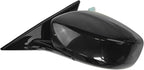 TRQ 2 Piece Driver and Passenger Side Mirror Assembly Set Electric Adjustment Non-Heated No Memory Black Compatible with 2011