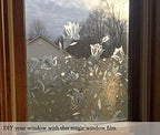 Window Film Privacy Film 35.4" by 78.7" Glass Film Decorative Window Films Window Cling Film Static Cling Window Film Anti UV No Glue Heat Control for Home Office, Glossy white