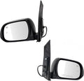 TRQ Driver & Passenger Side Power Heated Mirrors with Blind Spot Indicator Paint to Match Compatible with 2018-2020 Toyota Si
