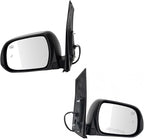 TRQ Driver & Passenger Side Power Heated Mirrors with Blind Spot Indicator Paint to Match Compatible with 2018-2020 Toyota Si