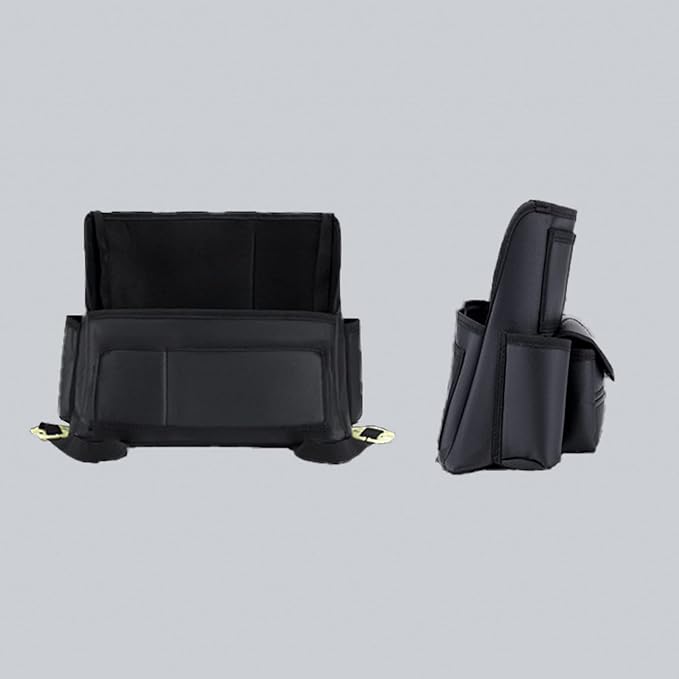 Car Organizers and Storage, Leather Car Storage Pocket Between Seats Back Seat Hanging Bag Purse Holder Large Capacity Automotive Consoles & Organizers