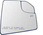 Passenger Side Heated Mirror Glass Replacement For Ford F150 2015 2016 2017 2018 2019 2020 - for Ford F150 Power Side Mirror with Rear Holder