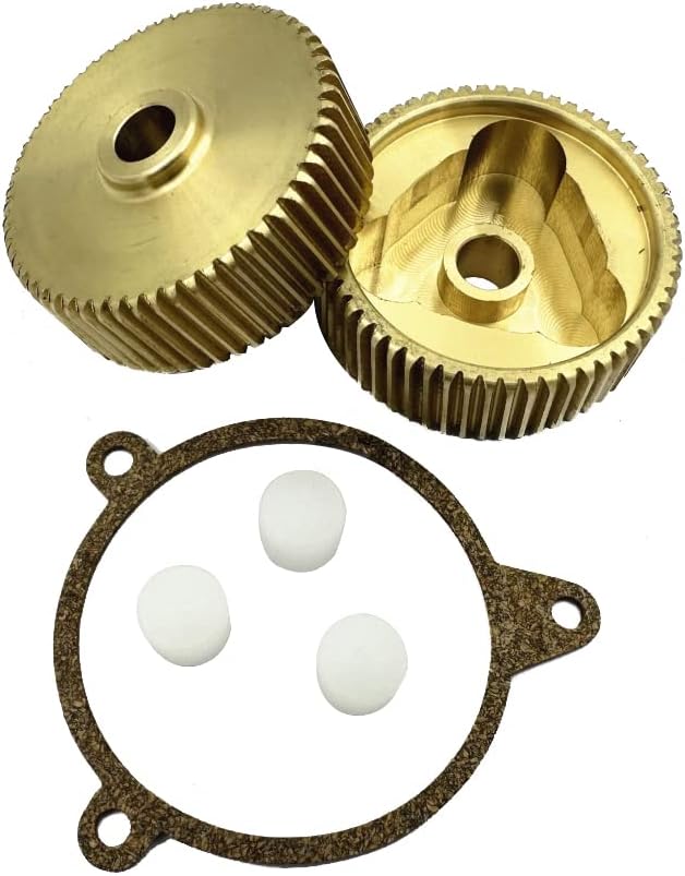 Headlight Motor Repair Kit HD Brass Gear Upgraded Compatible with Chevy Corvette 1988-1996, 16507923 16507924 16507925 165079