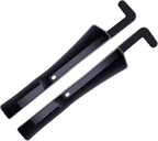 2PCS Car Seat Gap Filler, Vehicle Seat Organizer for Avoiding Dropped Items, Fill The Gap Between Seat and Console, No Drop Seats Guard for Coins Wallets Keys, Universal Car Accessories (Black)