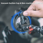 SUREWO Metal Suction Cup Car Mount for GoPro, DJI Osmo Action 3 and Most Action Cameras