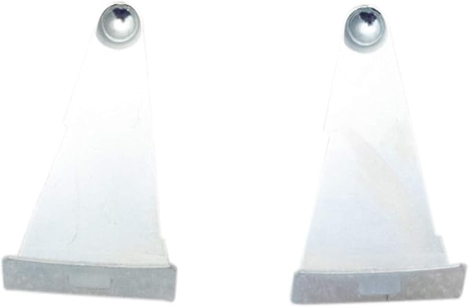 TRQ Passenger Side Towing Mirror Glass Heated with Backing Plate Compatible with 2004-2015 Nissan Titan
