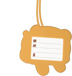 Mocha Luggage Tag in Brown Authorized Milkmochabear Merchandise Cute Adorable Silicone with Name ID Card Suitcase Label Trave