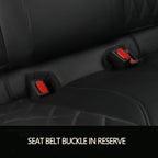 EKR Rav4 Seat Covers Custom Fit for Toyota Rav4 LE(NOT for Hybrid) 2013 2014 2015 2016 2017 2018,Leather Car Seat Cover for T
