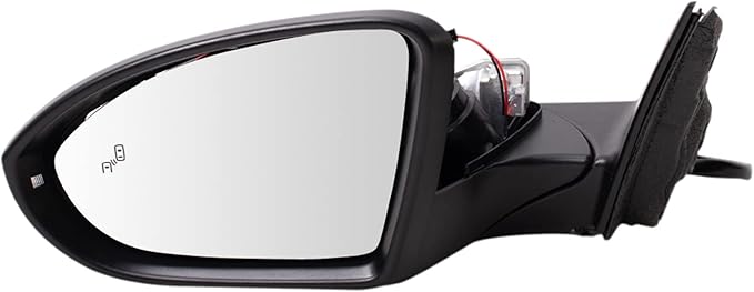 TRQ Driver & Passenger Side Power Heated Memory Mirrors Paint to Match with Housing Turn Signal Compatible with 2019-2022 Vol