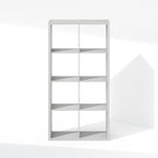 Furinno Cubic Closet Organizers and Storage, 8-Cube Closet Organizer, Open Shelf Closet Storage, Extra Thick Frame for Wardro