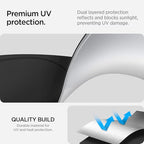 Spigen Triple-Coated Front Windshield Sunshade for All Tesla Model X (2015 to Current)