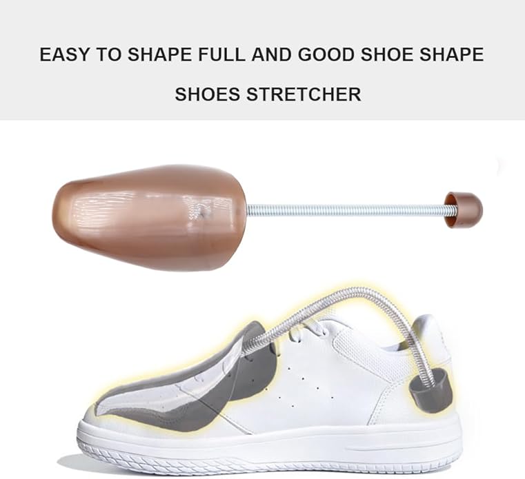 EchoDone 10 Pairs Plastic Shoe Tree Stretcher Shaper for Men