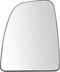 TRQ Driver Side Upper Mirror Glass Clear Non-Heated Compatible with 2014-2024 Ram ProMaster 1500 2500 3500 CH1324193