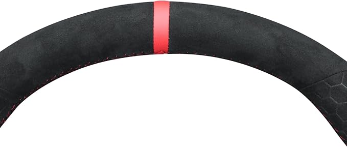MEWANT Hand Stitched Steering Wheel Cover for Tesla Model 3 2017-2023 / Model Y 2020-2023 for Tesla Model 3/Y Accessories