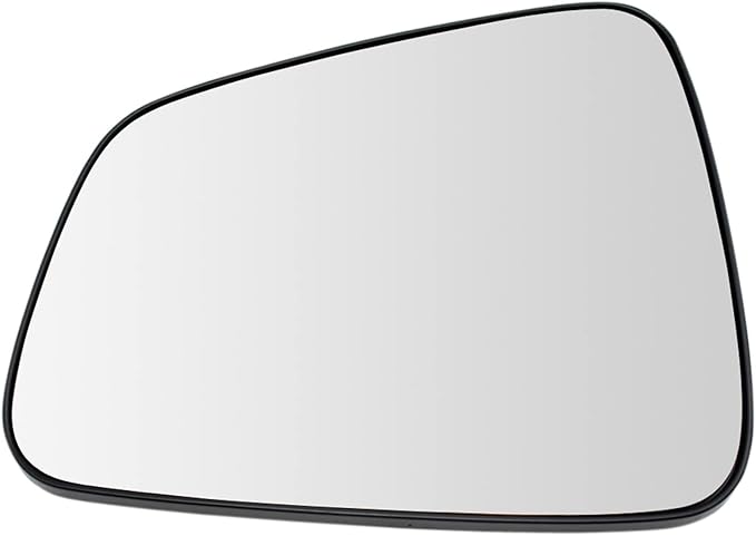 TRQ Driver Side Mirror Glass with Backing Plate For Factory Equipped & Aftermarket Mirrors Compatible with 2015-20 Chevrolet 