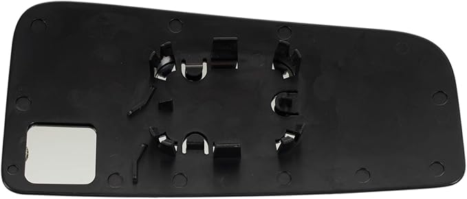 TRQ Left Lower Mirror Glass Snap On Clear Non Heated Compatible with 2015-2020 Ford F-150 2017-2022 Ford F-250 Super Duty F-3