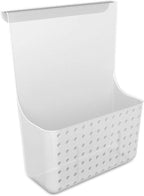 madesmart Over-Door Organizer, Storage for Aluminum Foil, Parchment Paper & Kitchen Wraps, Single Ventilated Bin with Soft-Gr