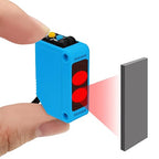 Micro Photoelectric Sensor Switch PNP NO+NC,DC10-30V,Distance:80cm/31.52'', AE3Z-D81,Reflective photovoltaic Sensor,Garage Pa