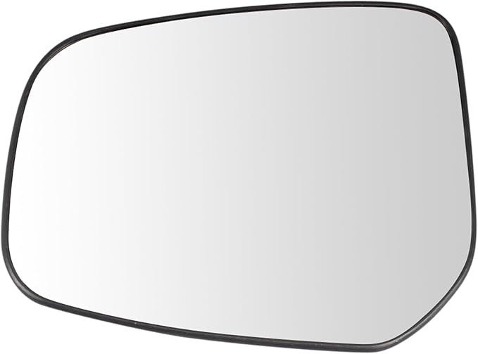 TRQ Driver Side Mirror Glass Heated For Factory Equipped Mirrors Compatible with 2014-2015 Mitsubishi Mirage 2017-2023 Mirage