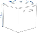 ShellKingdom Storage Bins, Foldable Fabric Storage Cubes And Cloth Storage Organizer Drawer For Closet And Toys Storage, 6 Pa