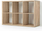 CAPHAUS Sturdy Room 13-Inch Cube Storage Organizer Shelf, with Extra Thick Exterior Edge, Open Storage Shelf Divider, Bookcas