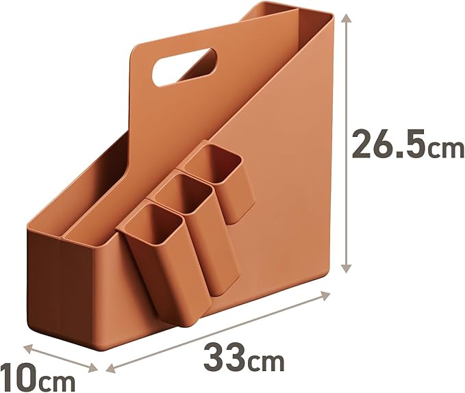 Tenma A4 File Box for Carrying Documents and Small Items Together, Fits File Box, Can Be Placed Vertically or Horizontally, I