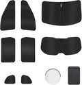 8PCS Window Shades for Rogue 2014-2020 Accessories – Full Coverage Sun Shade for Side Windows, Rear Triangular & Windshield – UV Protection & Privacy for Camping, Napping, Relaxing