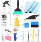 NEWISHTOOL Window Film Application Kit Car Tint Installation Tools with Spray Bottle PPF Squeegee Felt Scraper Knife for Vehicle Glass Protective Film Installing Tool Vinyl Wrap Kit Tools Tinting Kit
