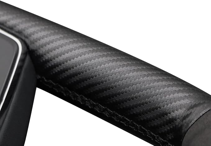 MEWANT Hand Stitched Tesla Model S Yoke Steering Wheel Cover Wrap for Tesla Model S 2021-2023 / Model X 2021-2023 Tesla Yoke Steering Wheel Accessories