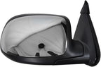 TRQ 2 Piece Driver and Passenger Side Mirror Assembly Set Manual Adjustment No Heat No Memory Chrome Compatible with 1999-200