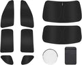 8PCS Window Shades for Jeep Cherokee 2014-2023 Accessories – Full Coverage Sun Shade for Side Windows, Rear Triangular & Windshield – UV Protection & Privacy for Camping, Napping, Relaxing