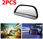 2Pcs Car Van Rectangular Blind Spot Mirror Towing Reversing Driving Stick On Adjustable Wide Angle Blind Spot Mirror for Car Van Towing Caravan