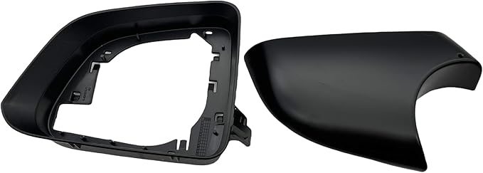 Replacement For Tesla Model Y Left Side Wing Mirror Cover and Mirror Frame Set Lower Holder Housing Tray Cap Driver Rearview Mirror Cover 2020 2021 2022