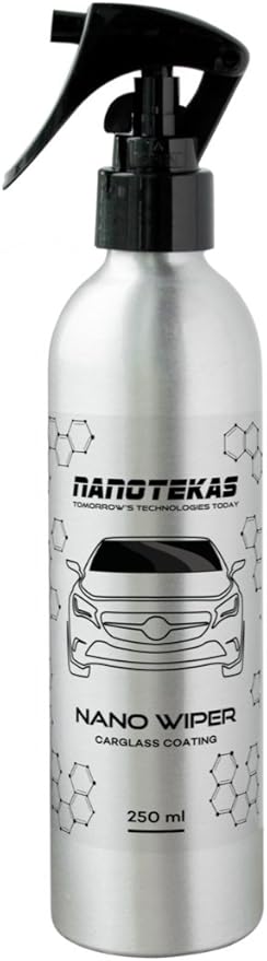 Ceramic Coating for Cars - Nano Wiper Auto Protection Spray Wax - 250 ml Windshield Water - Glass Guard Car Sealant in Your C
